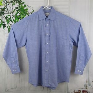 ENRO Plaid Long Sleeve Dress Shirt 16-34/35